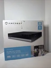 Amcrest AMDTENL8/H5 8-Channel HD 1080n 6TB HDD Capacity See Pics