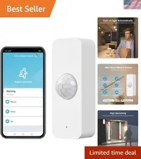 Battery-Powered WiFi Motion Detector with Alexa Voice Command Compatibility