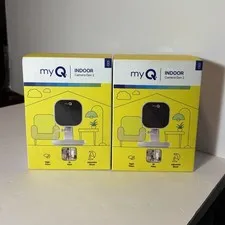 myQ Indoor Camera Gen 2 2K Wi-Fi Indoor Security Camera 2-Pack Night Vision