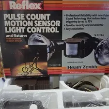 Heath Zenith SL-5315A Reflex Pulse Count Motion Sensor Light Control Fixture