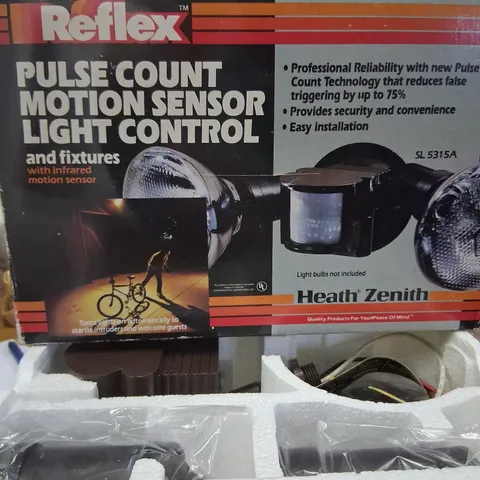Heath Zenith SL-5315A Reflex Pulse Count Motion Sensor Light Control Fixture