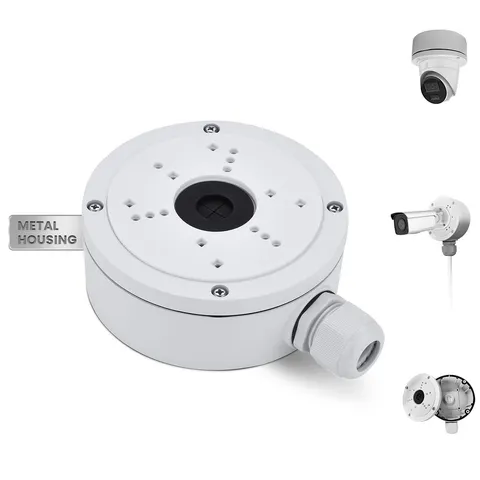 KU-DS-1280ZJ-S Metal Junction Box, Aluminum Waterproof Mount Bracket for HIK ...