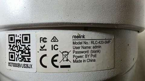 Reolink RLC-420-5MP  PoE Wired IP Dome Camera Night Vision + 100' Cat5 Cable