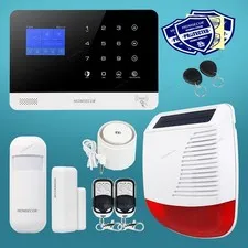 HOMSECUR Wireless WIFI 4G GSM SMS Autodial Burglar Alarm System