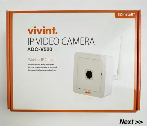 Vivint Wireless IP Video Camera, Model ( ADC-V520 ) Open Box, No Instruction