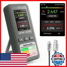 Aegtest Hound-1011S Portable Radon Detector High-Accuracy Sensor For Home