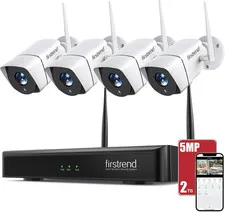 Wireless Security Camera System, 5MP Security System Wireless with 4 CCTV Camera