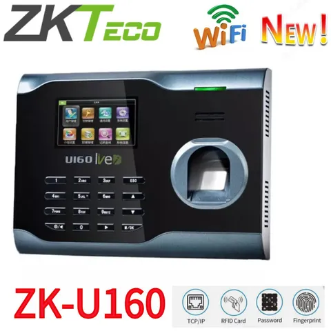 ZKTeco U160 WiFi Biometric Fingerprint Time Attendance Time Clock Time Recorder