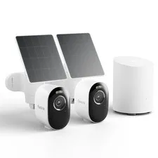 Home Hub mini with 2X Argus 3 Pro+Solar Panel, Solar Security Cameras Wireles...