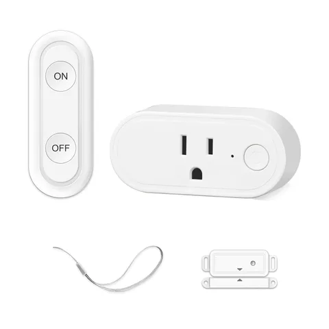 Wireless Door-Activated Outlet Switch: Auto Power On/Off with Door Sensor | Manu