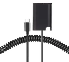 TypeC Spring Cable DMWBLK22 Dummy Battery DMWDCC17 DC Coupler For Lumix S5