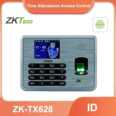 ZKTeco TX628 TCP/IP Fingerprint Time Attendance 125K Card Fingerprint Time Clock