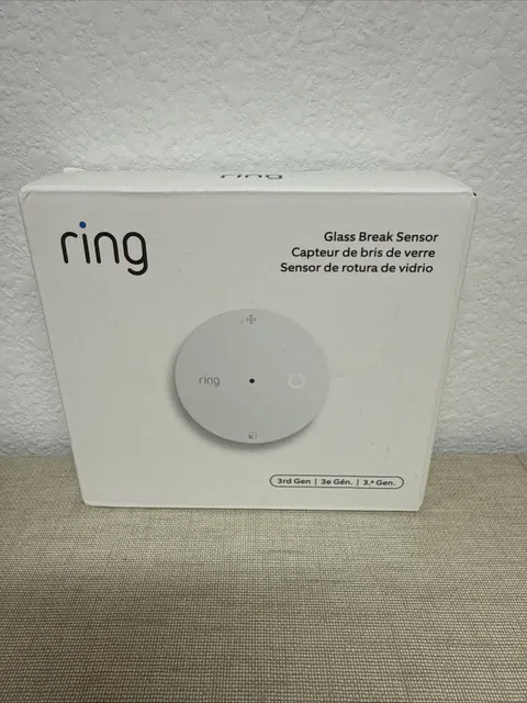 Ring - Glass Break Sensor (newest model) Amazon Sidewalk, no hub needed, Pr...