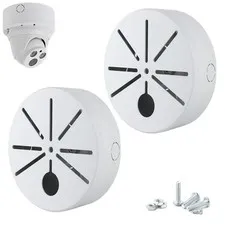 2 Pack Camera Junction Box,Universal Bullet Security Camera Mount Box, Bracke...