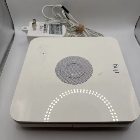 Ring Alarm Base Station -1st Gen- 4HB1S70EN0 w/ AC Adapter. Unknown Registration