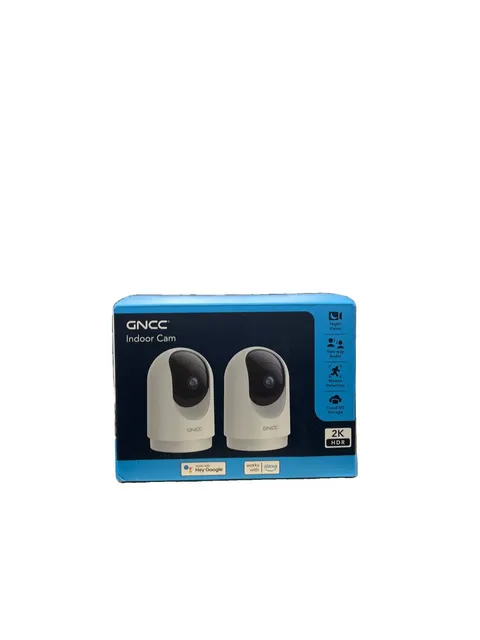 GNCC Security Cameras 2 Pack Wireless Indoor 360 Motion Detect Battery