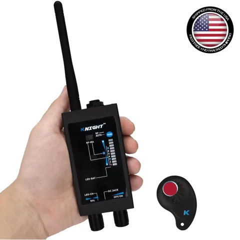 Hidden Camera Bug RF Detector 8.5 Inch Aluminum Professional RF Signal Finder...