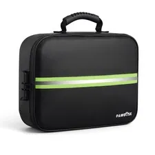 Fireproof Document Bag with Lock, Upgraded Fireproof, Heat Insulated & Waterp...