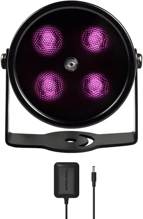 80ft IR Illuminator | AI4 No Hot Spot Wide Angle Infrared Light for Security Cam