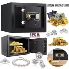 Digital Electronic Safe Box Keypad Lock Security Home Office Cash Jewelry Gun US