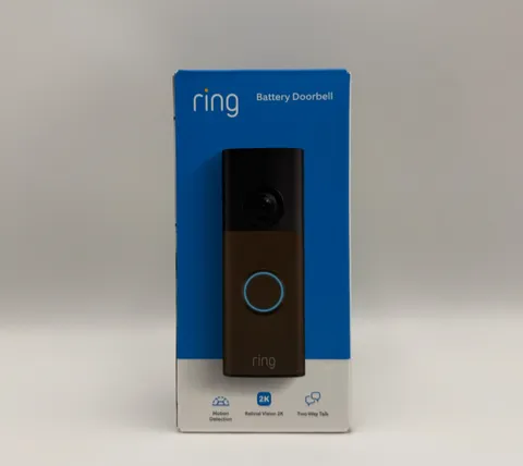 Ring Battery Doorbell 2nd Gen Retinal 2K Matte Mocha New Factory Sealed