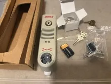 Detex EAX-500 Gray Exit Door Alarm with Cylinder And Battery