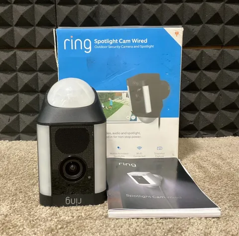 Ring Spotlight Cam wired black B0758RLWBJ ✅ ❤️️ ✅ ❤️ OPEN BOX! ✅ ❤️️ ✅ ❤️