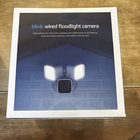 Blink Wired Floodlight Outdoor Smart Security Camera