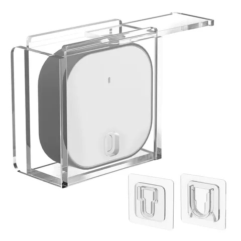 Acrylic Garage Door Opener Holder, Wall Mount Clear Case for Transparent