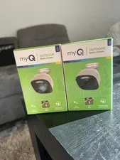 myQ Outdoor Battery Camera 2-Pack 2K Wireless Wi-Fi Color Night Vision Outdoor