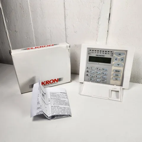 Elkron KP500D V.2.00 KP6000211 Alarm Keyboard Used