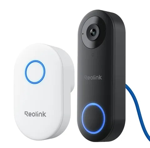 D340P 2K+ 5MP POE VIDEO DOORBELL CAMERA WITH CHIME. 180 DIAGONAL VIEW. NIGHT VIS