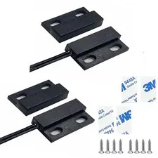 Magnetic Reed Switch,Wired Door Window Contact Sensor,Micro Normally Open NO Ala