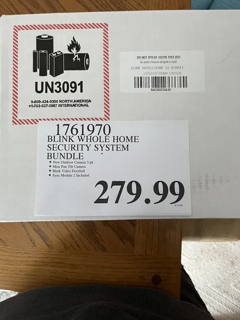 BLINK WHOLE  HOME SECURITY SYSTEM COSTCO  V3 BUNDLE SEALED