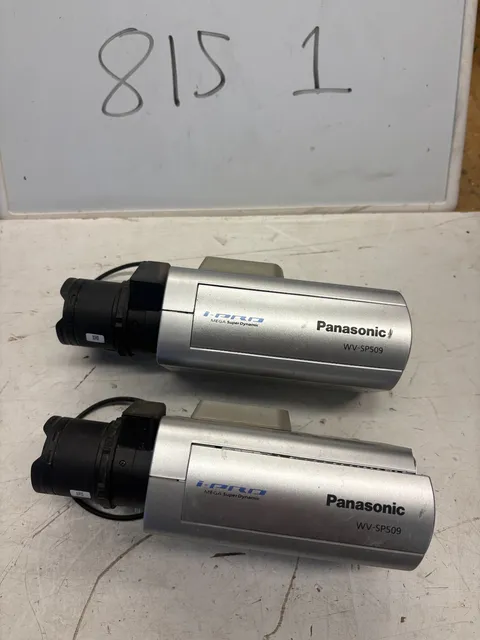 2 Pack - Panasonic WV-SP509 Indoor Network Security Camera w WV-LZ62/8S Lens
