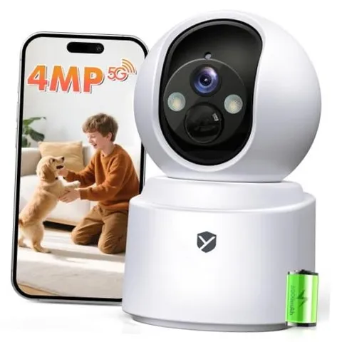 Battery Powered Indoor Camera Wireless with 2.5K 4MP Color Night Vision 1