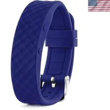 Vibrating Alarm Reminder Watch Band, Large Blue - Stylish & Functional Straps