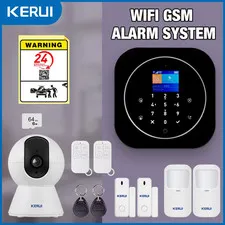 G12 Home Alarm System  Support 11 Languages 2G+WiFi Anti Theft Alarm Kit for Hou