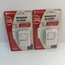 NEW - Lot of (2) Intermatic Window Alarms, #SP440B, Wireless Home Security