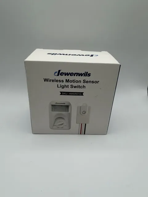 DEWENWILS Wireless Motion Sensor Light Switch Receiver Kit HMSR01G Programmable