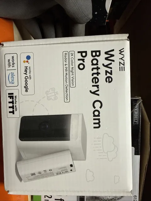 Wyze WYZECOP Battery Cam Pro Security Camera - White