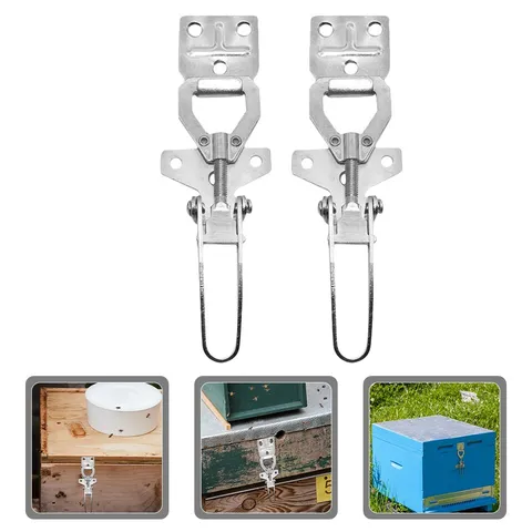 2pcs Beehive Connector Tool Galvanized Steel Beehive Clamp Beehive Locker