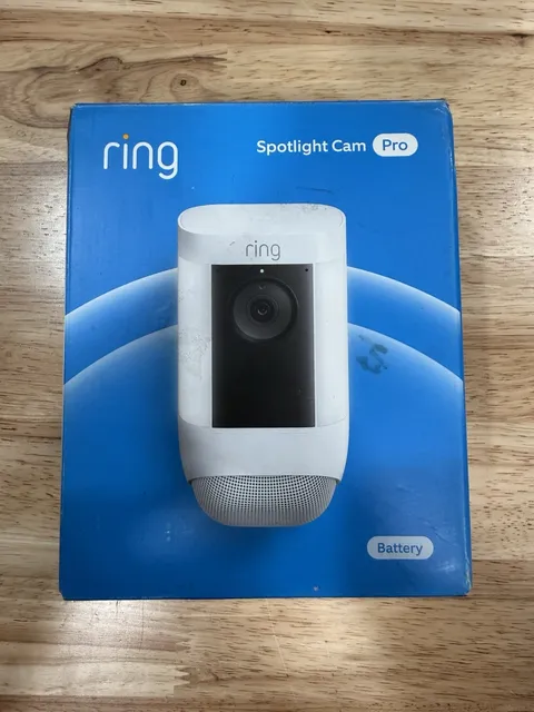 Ring Spotlight Cam Pro Battery - White NEW