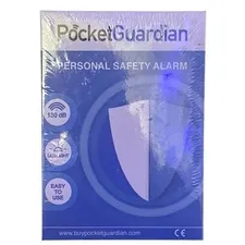 NEW PocketGuardian Personal Safety Alarm 130 dB LED Light Emergency Keychain