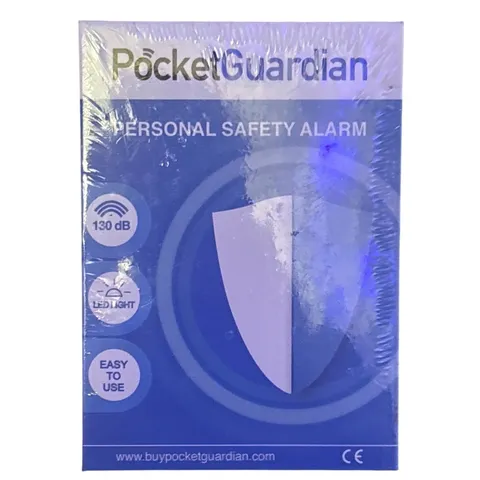NEW PocketGuardian Personal Safety Alarm 130 dB LED Light Emergency Keychain