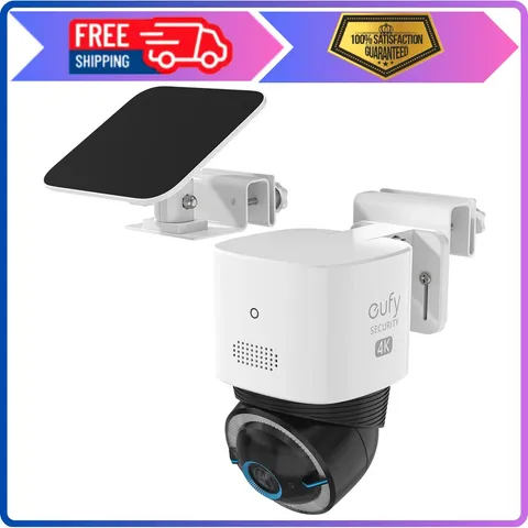 Gutter Mount for Eufy Security S330 SoloCam E30 S340 Solar Camera White 1 Pack
