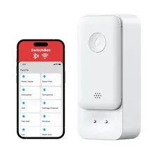 SwitchBot WiFi Water Sensor, Smart Water Leak Detector, 100dB Adjustable Aler...