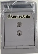 SENTRYSAFE UC025K Depository Safe 6" W x 12 5/16"D x 8-1/2” H. 0.23 Cu.Ft. READ!