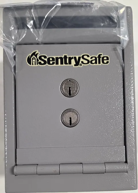 SENTRYSAFE UC025K Depository Safe 6" W x 12 5/16"D x 8-1/2” H. 0.23 Cu.Ft. READ!