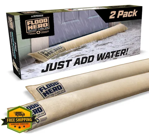 GoSports Outdoors 3 ft Sandbags Flood Barrier 2 Pack